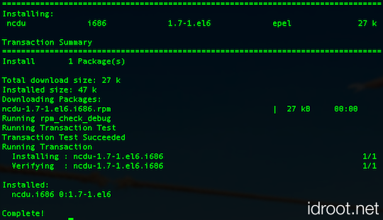 Check Disk Space Usage With Ncdu Utility