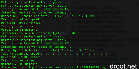 Test Internet Connection Speed via Command Line