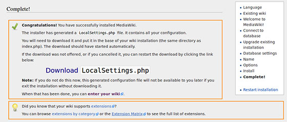 Install MediaWiki on Ubuntu 14.04