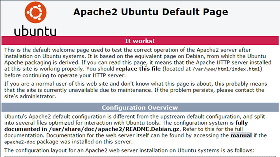 Install Apache on Ubuntu 14.04