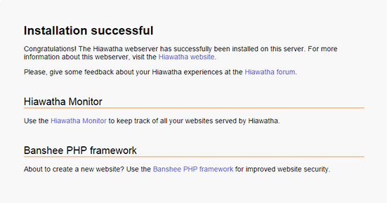 Install Hiawatha Web Server on Ubuntu 16.04