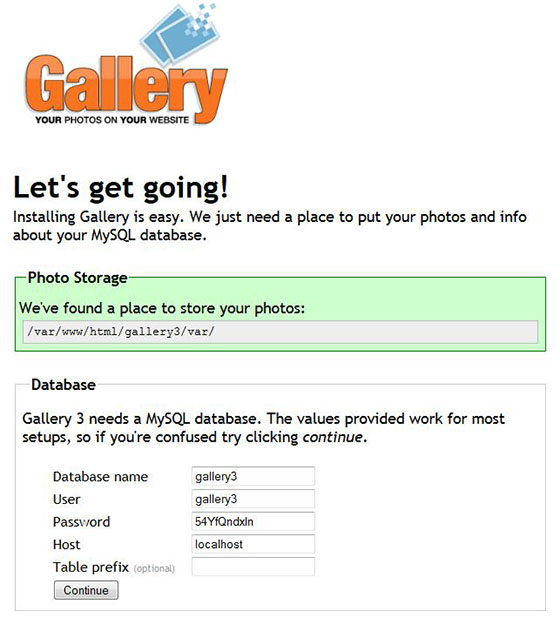 Install Gallery3 on Ubuntu 14.04