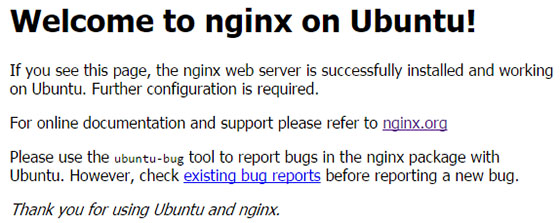 Install Nginx on Ubuntu 18.04 LTS
