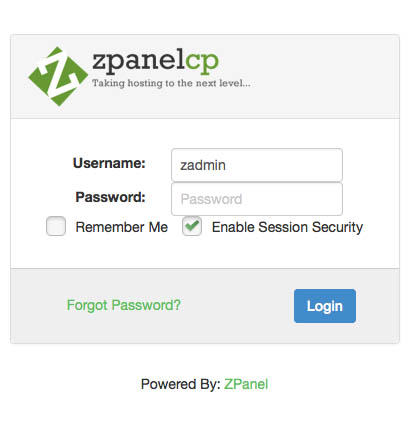 Install ZPanel on CentOS 6