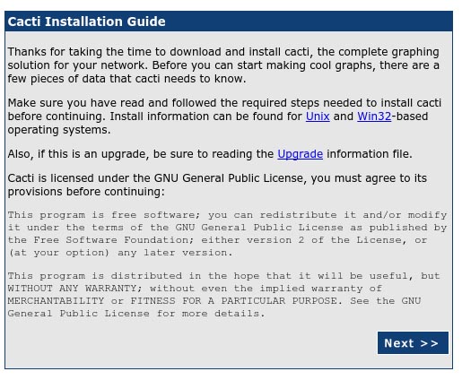 Install Cacti Network Monitoring on CentOS 8