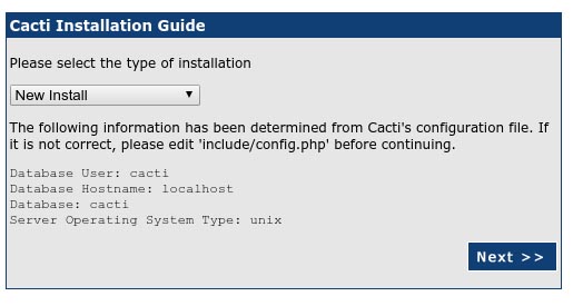 Install Cacti Network Monitoring on CentOS 8