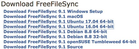 Install FreeFileSync on Ubuntu 16.04