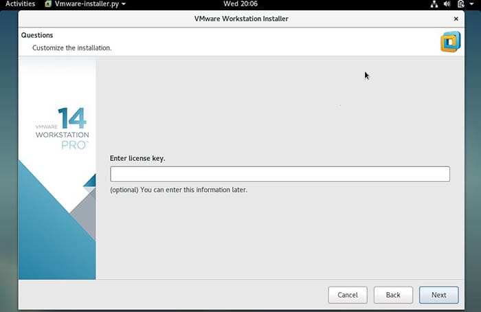 Install VMware Workstation on CentOS 7