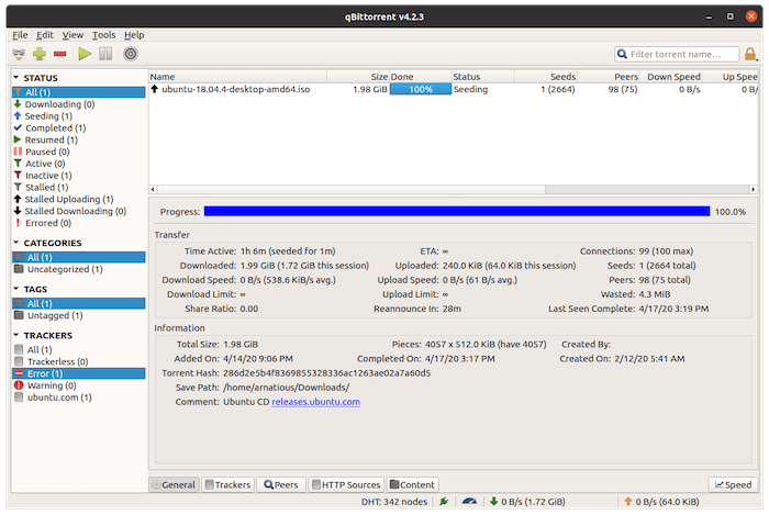 Install qBittorrent on Ubuntu 22.04 LTS Jammy Jellyfish