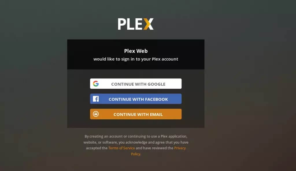 plex media server ubuntu does not open in browser