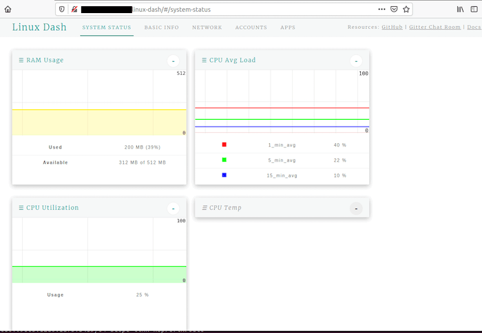 Install Linux Dash on Ubuntu 20.04