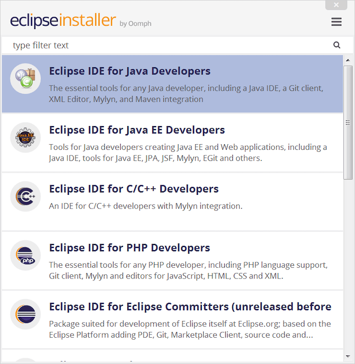 Install Eclipse IDE on AlmaLinux 8
