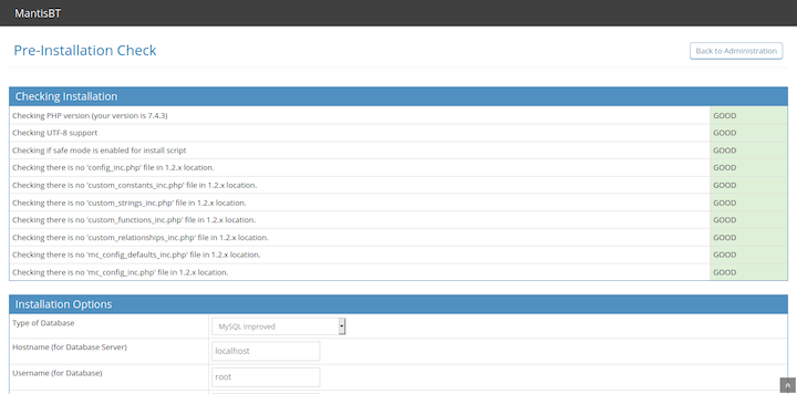 Install Mantis Bug Tracker on AlmaLinux 8