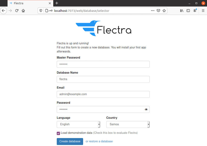 Install Flectra on CentOS 8