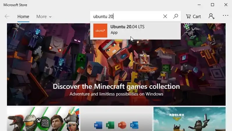 Install Ubuntu 20.04 on Windows 10