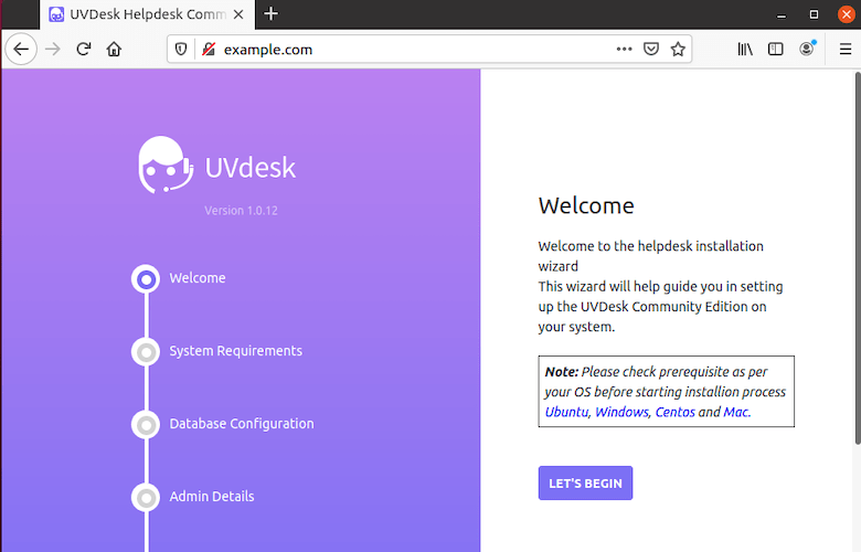 Install UVdesk on Ubuntu 20.04