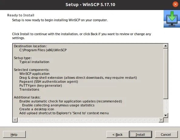 download winscp ubuntu