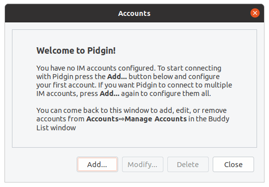Install Pidgin on Ubuntu 20.04