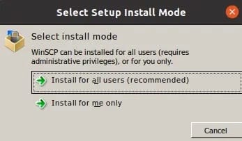 Install WinSCP on Debian 11 Bullseye