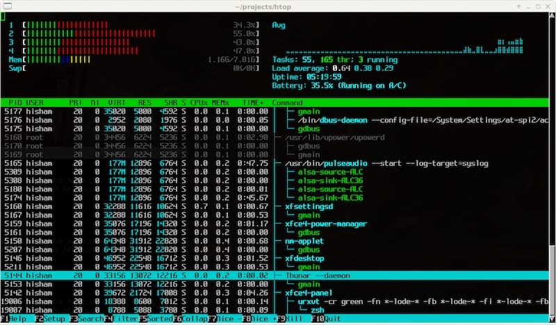 Install Htop on Ubuntu 24.04 LTS Noble Numbat