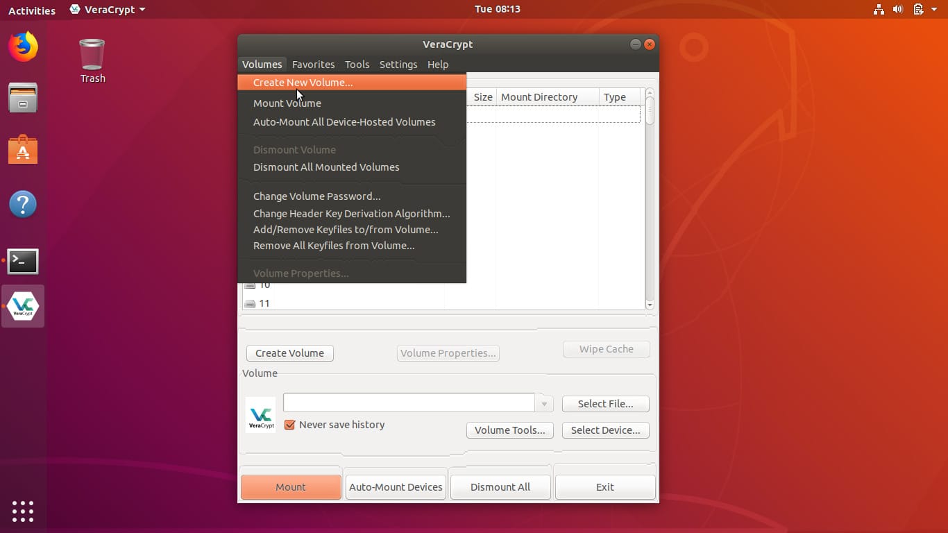 Install VeraCrypt on Ubuntu 20.04
