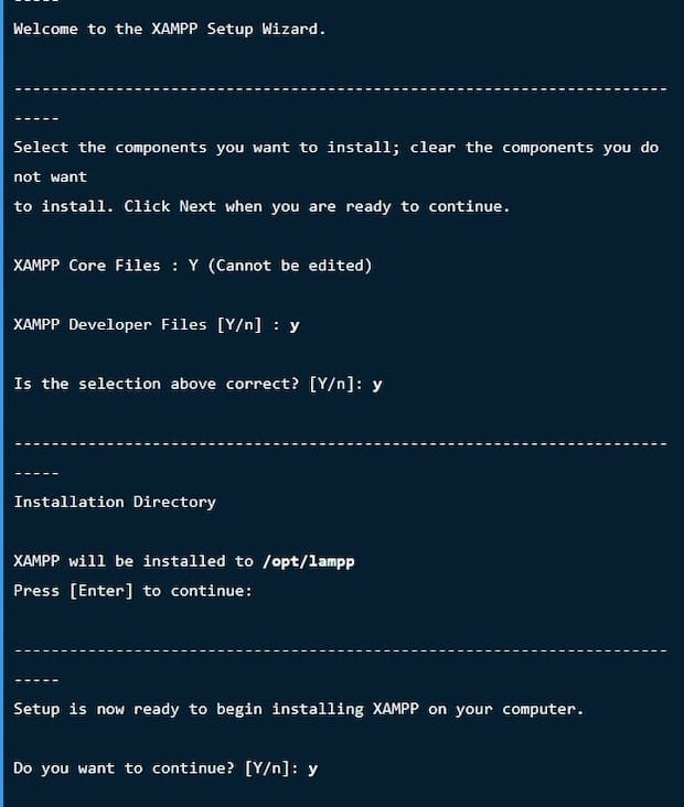 Install XAMPP on AlmaLinux 8