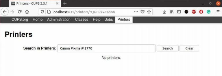 install canon printer driver ubuntu terminal