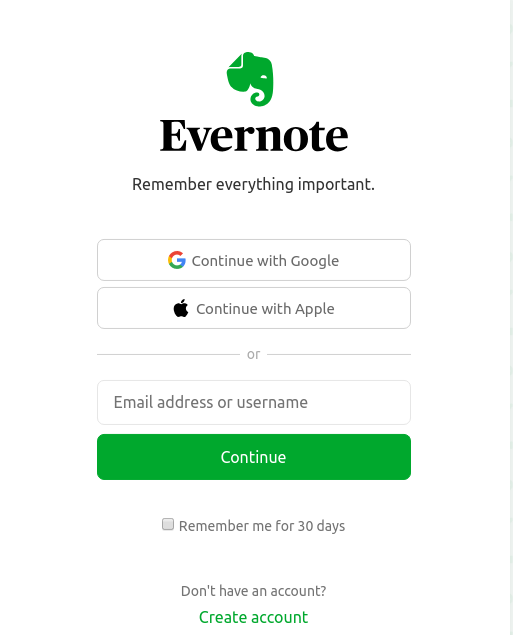 evernote support contact email