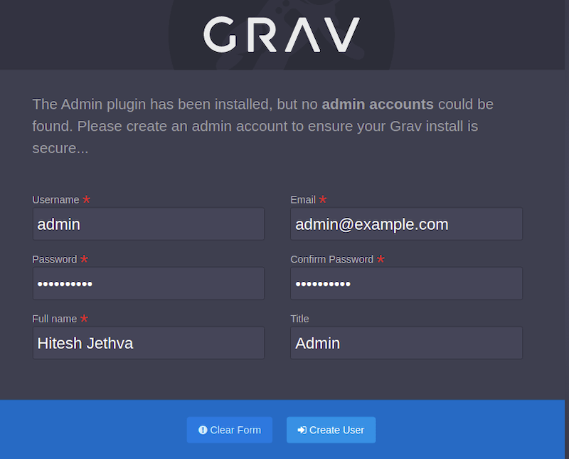 Install Grav CMS on Ubuntu 20.04