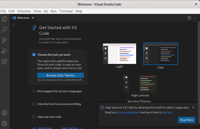 Install Visual Studio Code on Rocky Linux 9