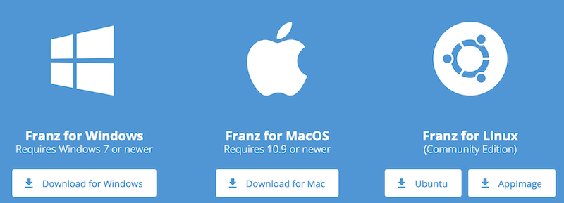 Install Franz Messaging on Ubuntu 20.04 LTS Focal Fossa