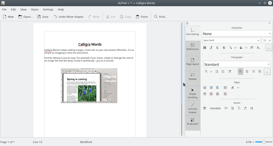 Install Calligra Office Suite on Ubuntu 20.04 LTS Focal Fossa