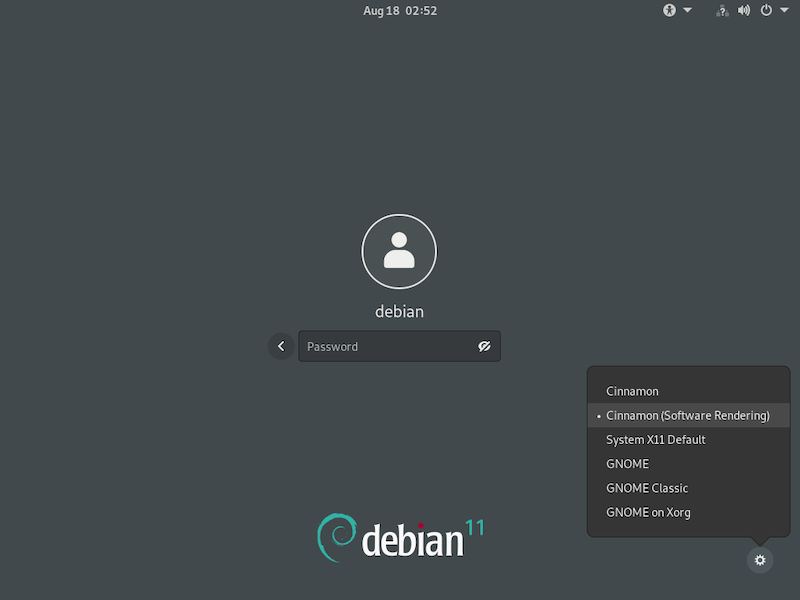 Install Cinnamon on Debian 11 Bullseye