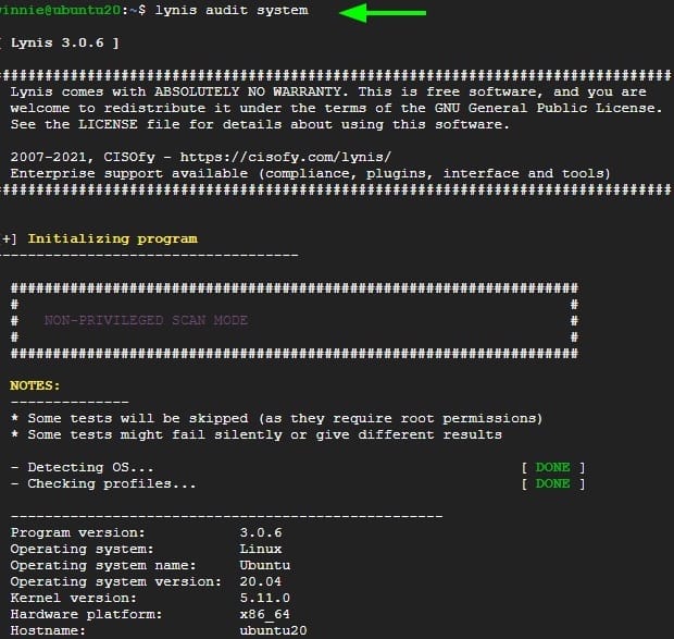 Install Lynis Security Audit on AlmaLinux 9