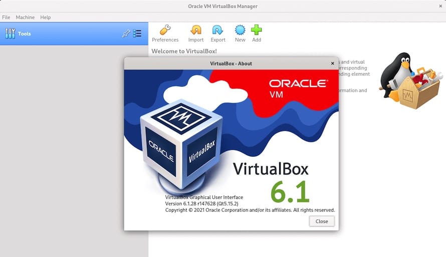 Linux Mint 21 Vanessa に VirtualBox をインストールする