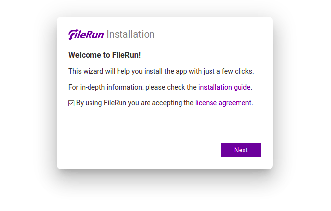 Install FileRun on Ubuntu 22.04 LTS Jammy Jellyfish