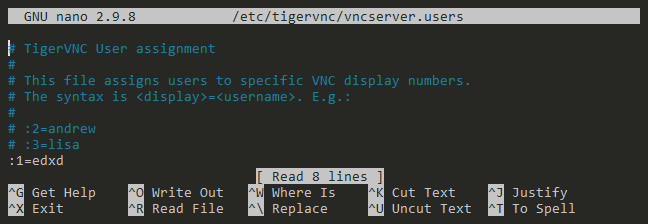 Install VNC Server on AlmaLinux 8