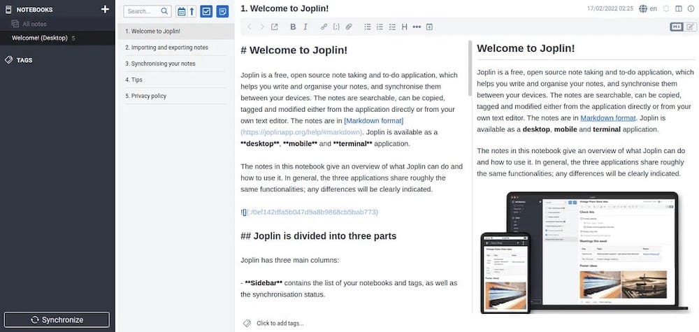 Install Joplin on Debian 12 Bookworm
