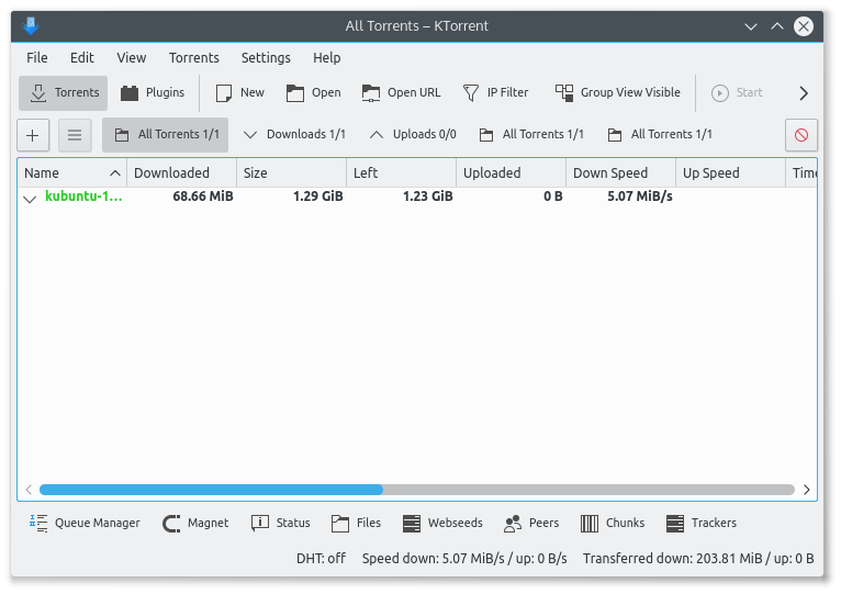 Install KTorrent on Ubuntu 20.04 LTS Focal Fossa