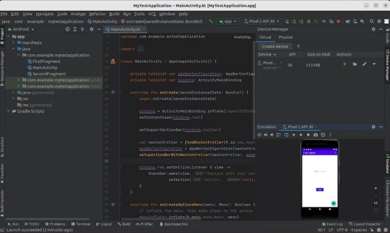 Flutter не видит android studio linux mint