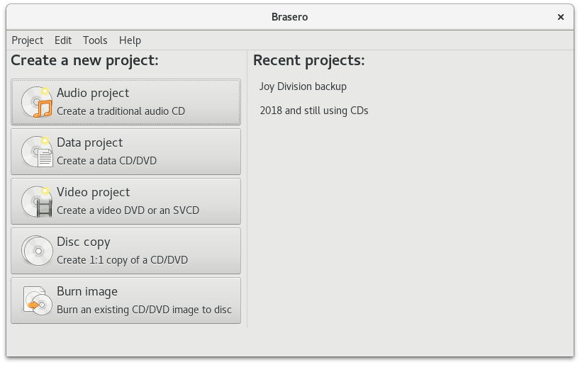 Install Brasero on Ubuntu 20.04 LTS Focal Fossa