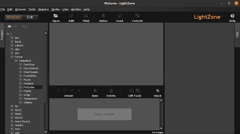 Install LightZone on Debian 12 Bookworm