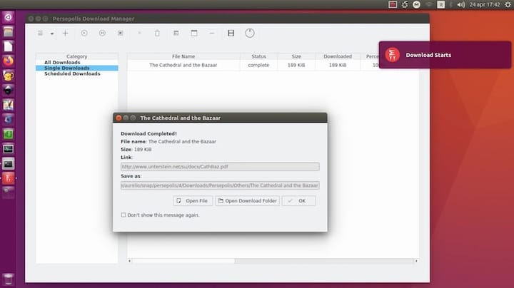 Install Persepolis on Ubuntu 20.04 LTS Focal Fossa