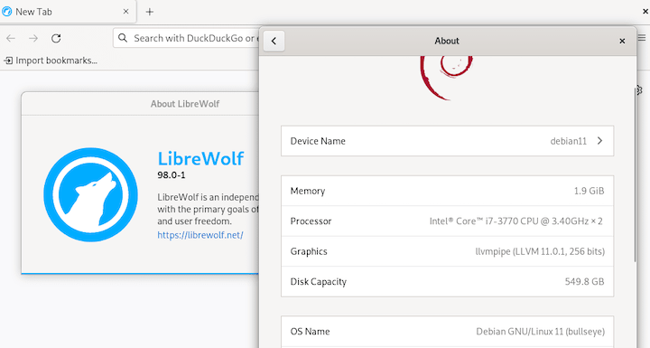 Install LibreWolf Browser on Debian 11 Bullseye