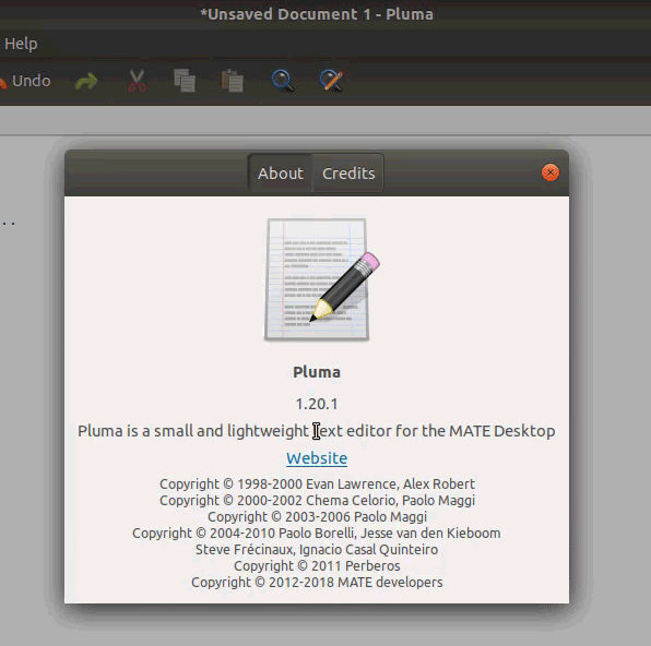 Install Pluma Text Editor Ubuntu 22.04 LTS Jammy Jellyfish