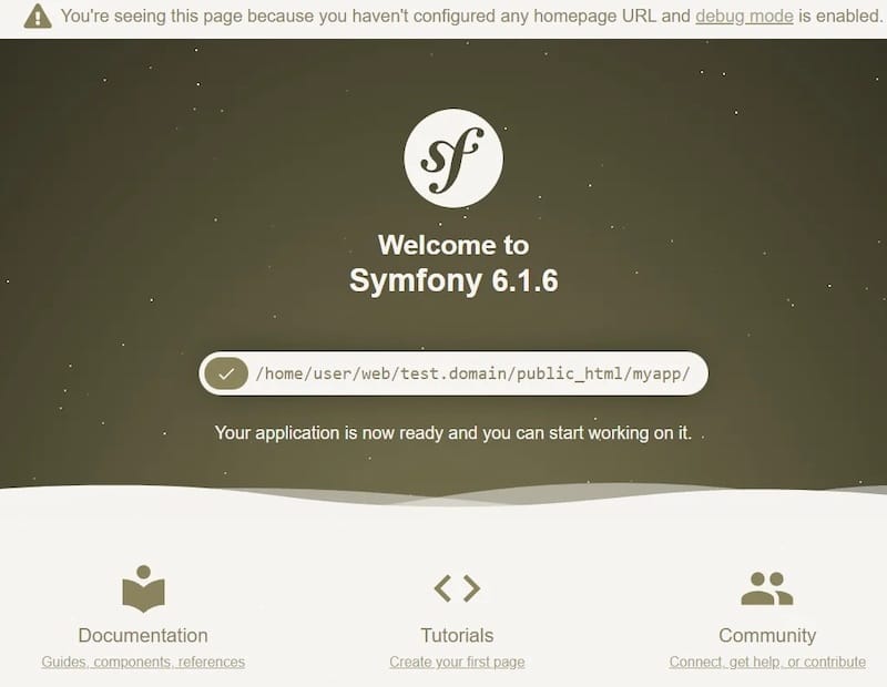 Install Symfony Framework on Ubuntu 22.04 LTS Jammy Jellyfish