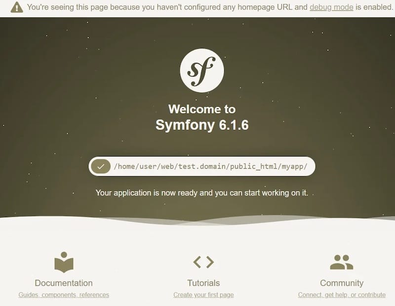 Install Symfony PHP Framework on Debian 12 Bookworm