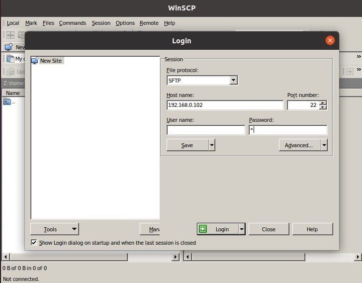 Install WinSCP on Debian