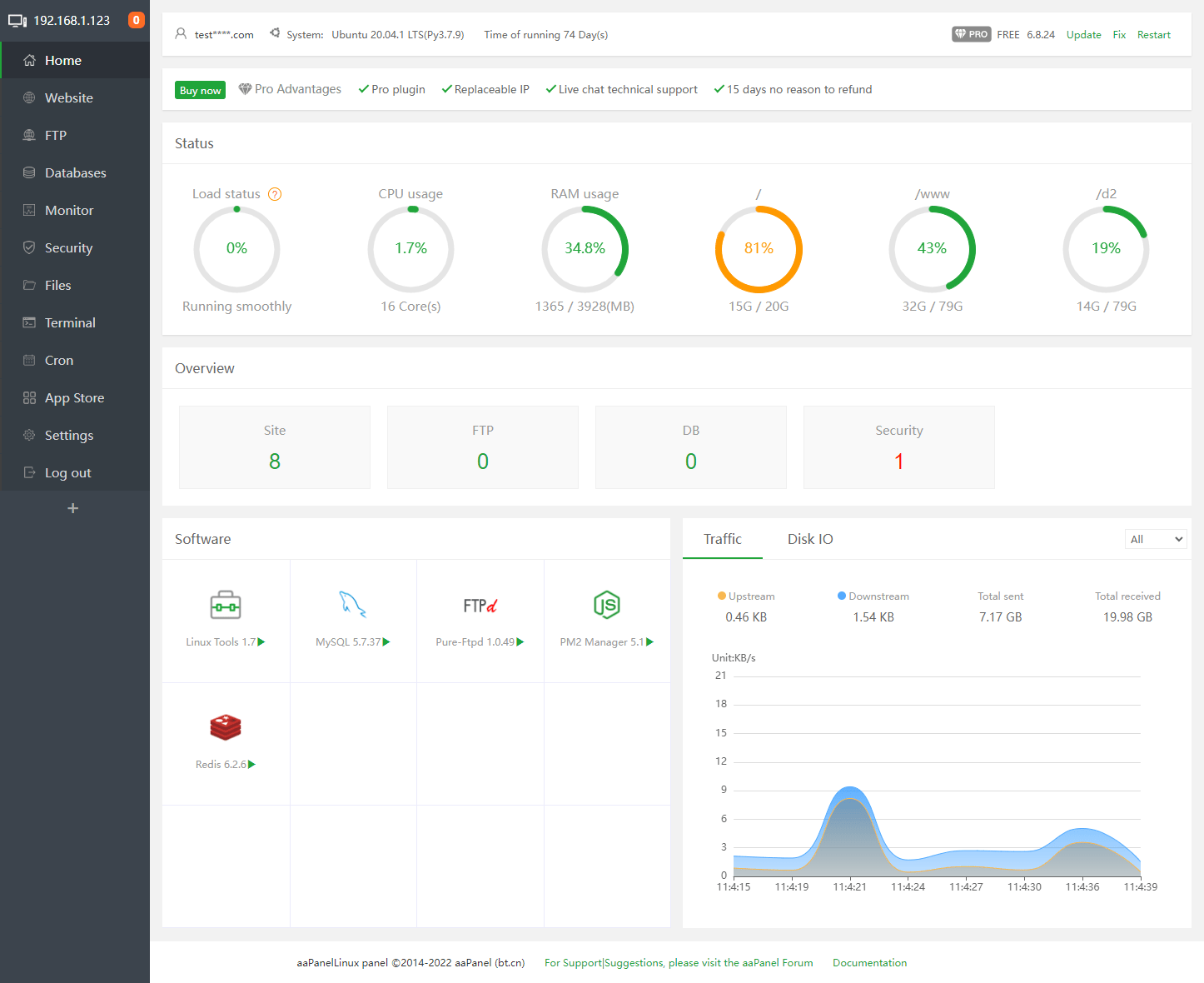 Install aaPanel on Debian 12 Bookworm