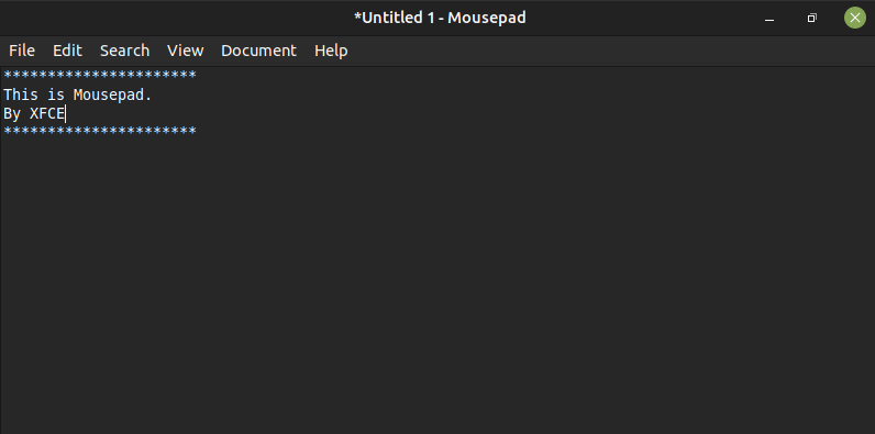 Install Mousepad Text Editor on Ubuntu 22.04 LTS Jammy Jellyfish